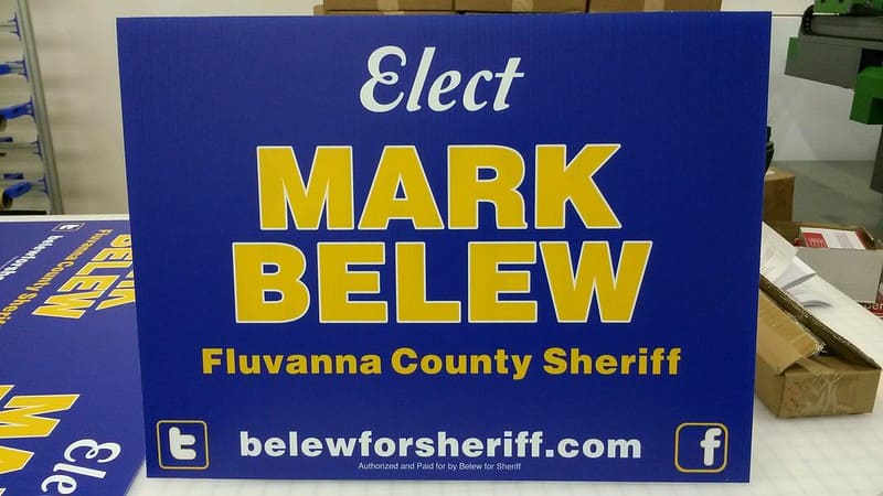 Elect County Sheriff Yard Sign