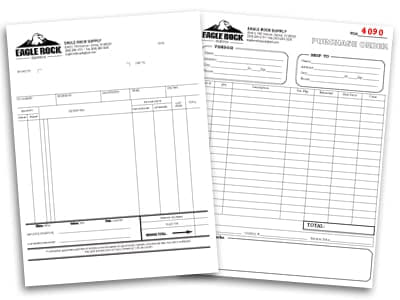 Financial Forms for an moving company