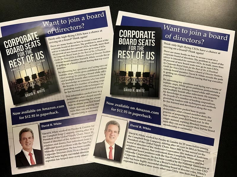 A pair of corporate newsletters