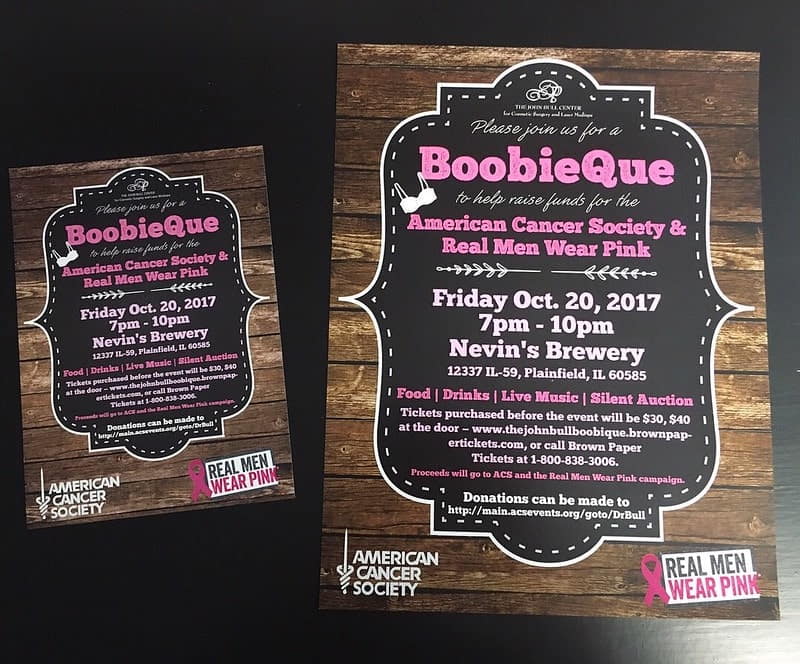 A pair of fliers for a community celebration