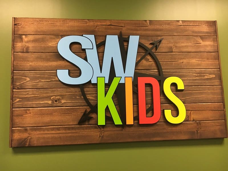 Education sign for SW Kids