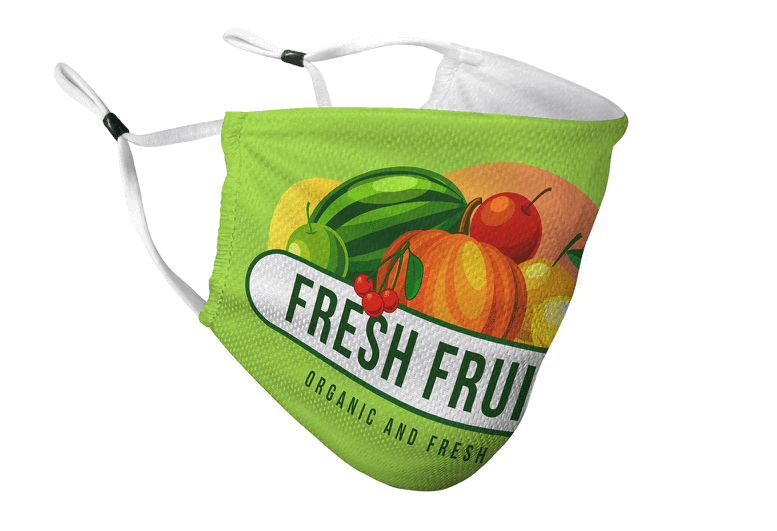 Mask for a fresh fruit company